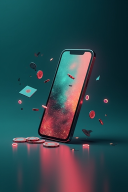 Κινητό με app casino